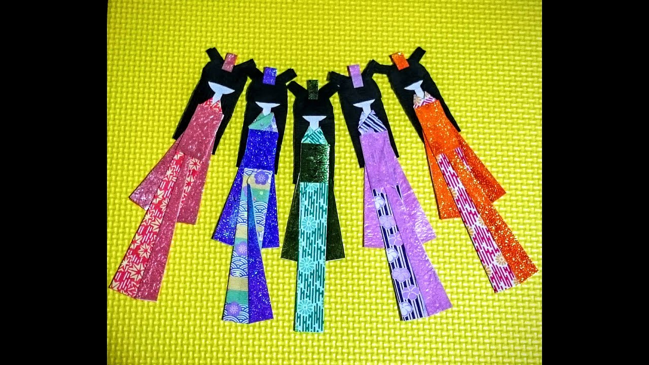 Origami Maniacs 168: Japanese Doll Bookmark