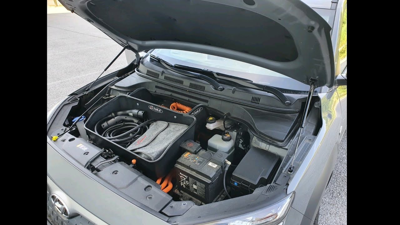 Haubenlifter, Gastruckfeder Hyundai Kona EV 