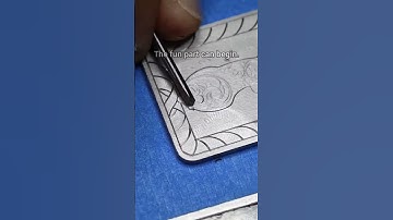 now for the fun part. #handengraving #acanthus #scroll #stag