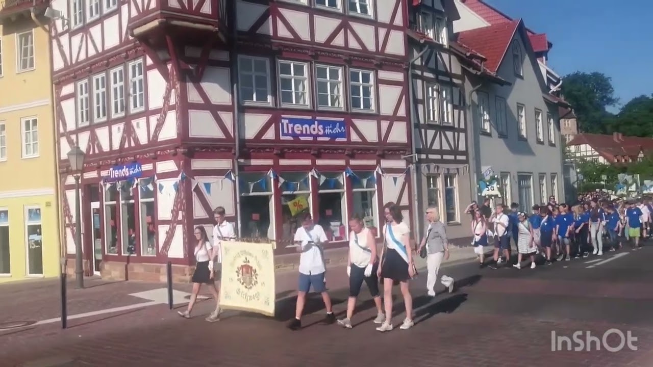 Johannisfest in Eschwege am 27.06.2017, Festumzug zum Werdchen