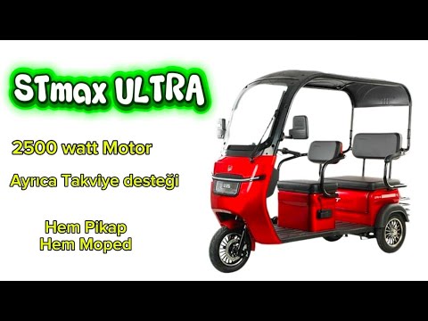 Stmax ultra Elektrikli moped incelemesi 