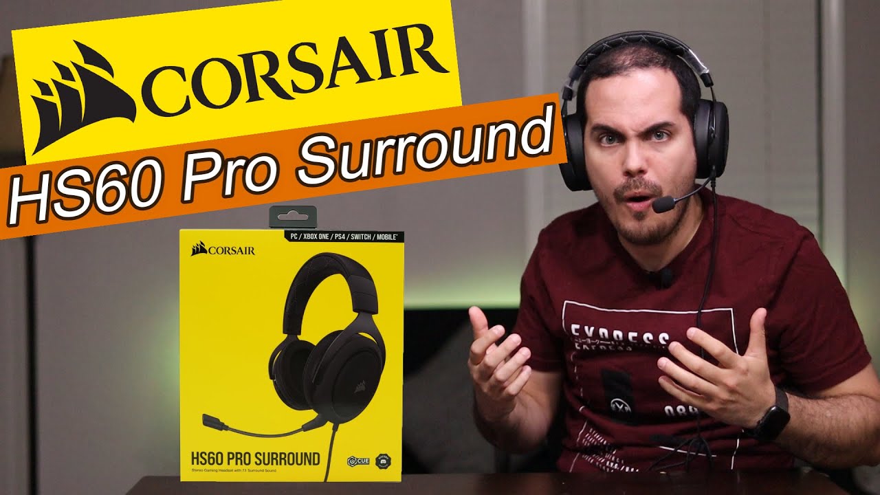 Corsair HS60 Pro Surround Mejores auriculares gaming $60 - YouTube