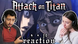 Attack on Titan 4x20 REACTION! | 