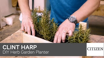 DIY Herb Garden Planter | Citizen + Clint Harp