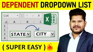 How To Create Dependent  Drop Down List In Excel || Best Video || Hindi || HD