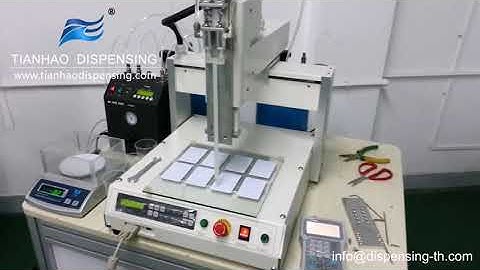 Gantry Benchtop Robot For Epoxy Resin With Automatic Cleaning Function TH-206H-2004AB2