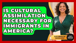 Is Cultural Assimilation Necessary For Immigrants In America - Black Immigration Success Expert