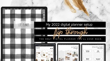 2022 Digital Planner Setup flip through | How I’m Digital Planning in 2022