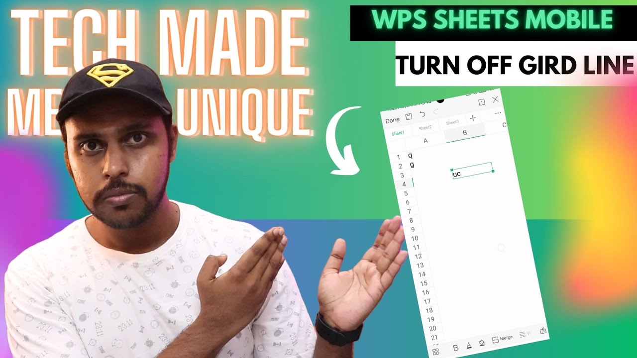 How to turn off grid line in wps office spreadsheets mobile | how to remove gird line in wps sheet