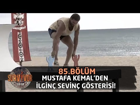 Mustafa Kemal'den ilginç sevinç gösterisi! | 85. Bölüm | Survivor 2018