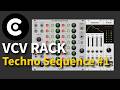 For beginners | Techno Sequence #1 #vcvrack #techno #electronicmusic #eurorack