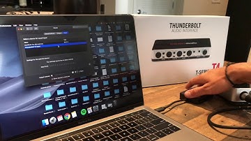 How to Connect an Audio Interface to a Mac or MacBook Pro laptop with Thunderbolt 3 to 2 adapter.