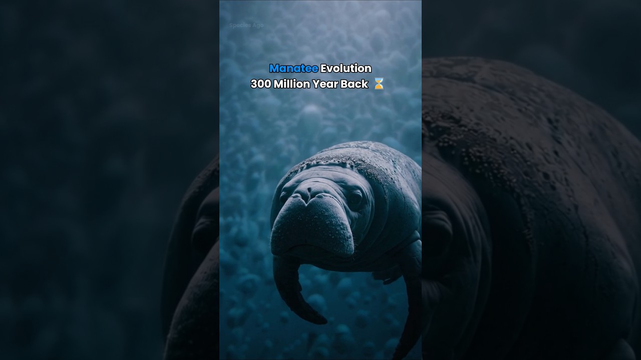 🦭 Manatee Evolution: 300 Million Years in 45 Seconds!