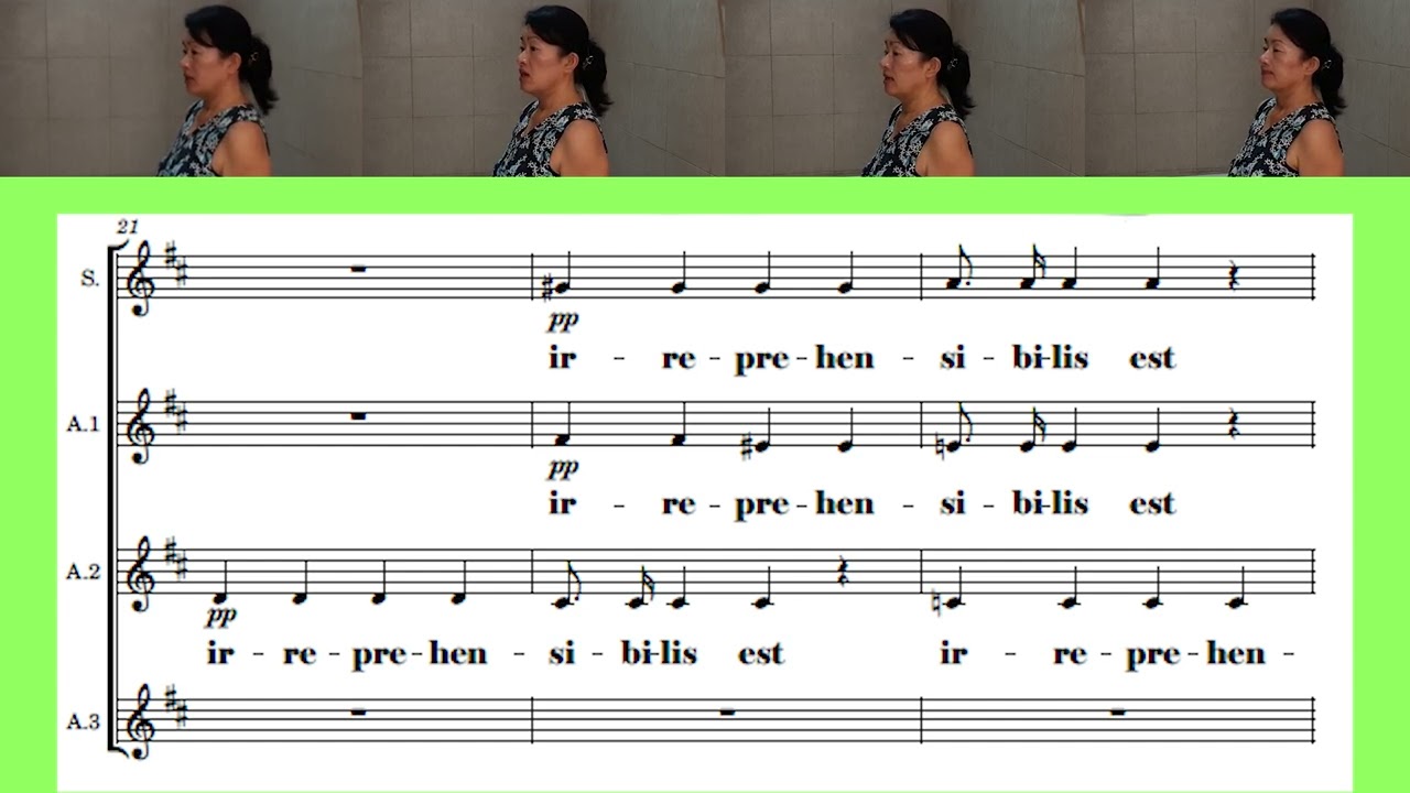 脳トレ＆癒し　ハーモニーセラピー　㉛  Locus iste [ Anton Bruckner] (arr.for female voices)  ロクス イステ