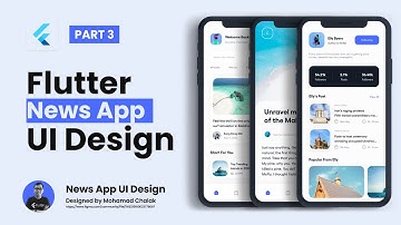 Flutter UI Tutorial - Designing Clean Travel News App UI Design (Figma to Flutter) | PART 3