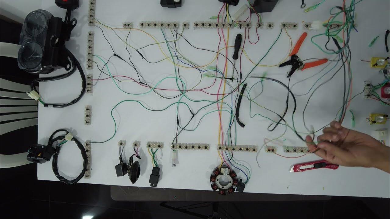 Diagrama Electrico de Circuito de Freno - AKT NKD 125 - YouTube