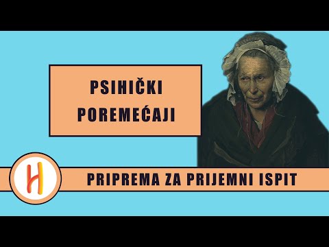 PSIHIČKI POREMEĆAJI i IZMENJENA STANJA SVESTI │ priprema za prijemni ispit