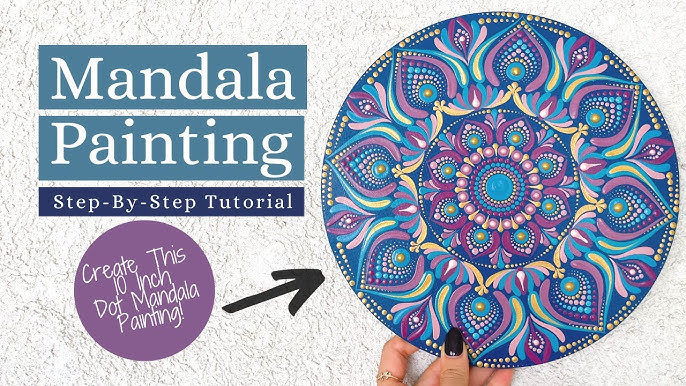 Seattle Luxe 50 PC Mandala Rock Dotting Kit with Paint and Instructions, Mandala Dotting Tools, Rock Painting Kit for Adults, Instructions How to Dot