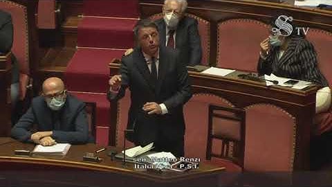 Renzi - Intervento dal Senato (13.10.20)