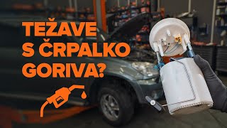 Kako zamenjati Črpalka goriva - video vodič