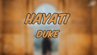 DUKE - HYATI (Parole - Lyrics)