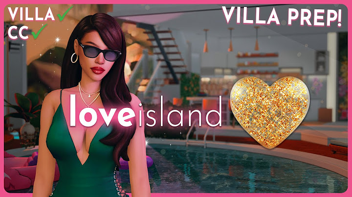 LOVE ISLAND is coming to The Sims 4… Let's build the villa!🏝️