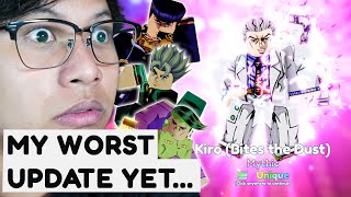 I SPENT 69 HOURS & $50,000 ROBUX FOR THE JOJO UNBREAKABLE UPDATE 16.5 - Anime Adventures