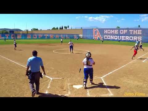 Los Altos High School Varsity Fastpitch Softball  5-3-18 GoPro May the