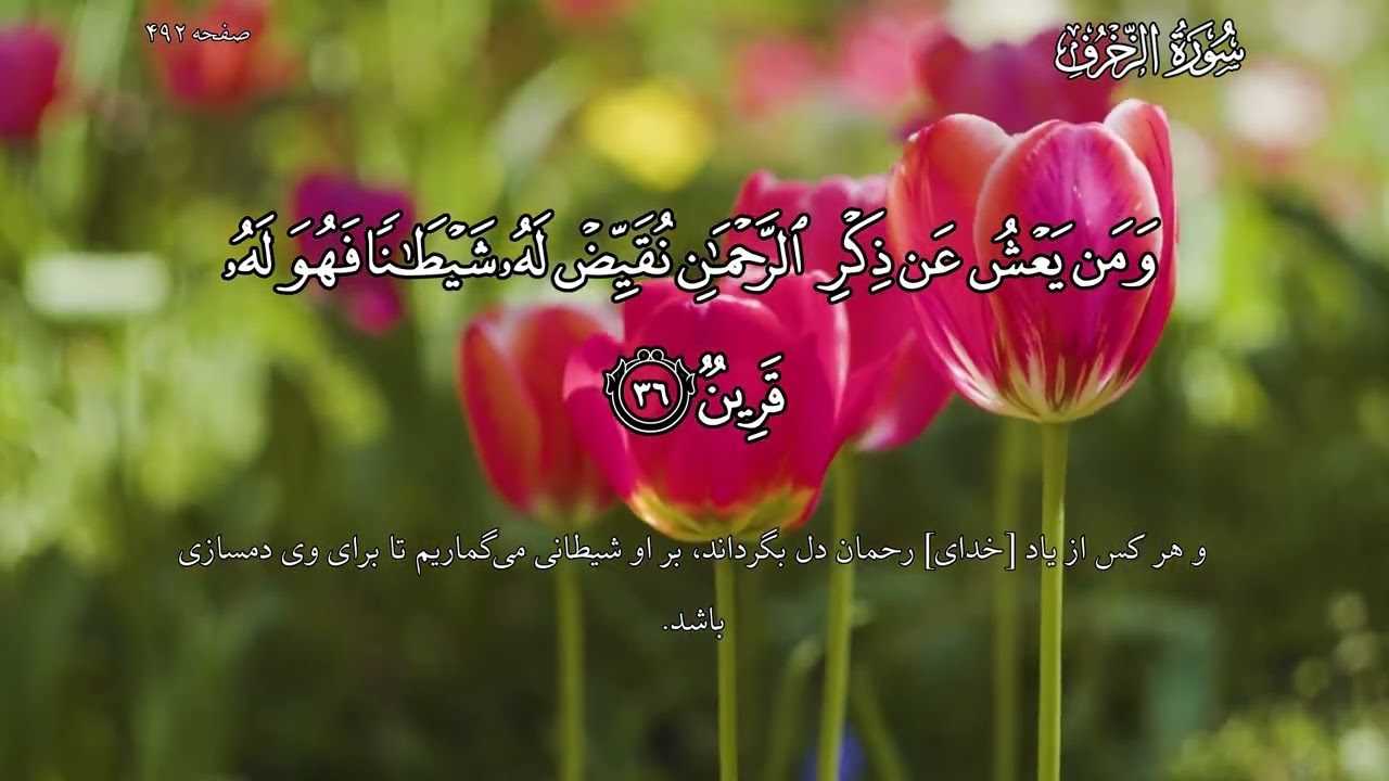 ترجمه گویای سوره زخرف (فولادوند)