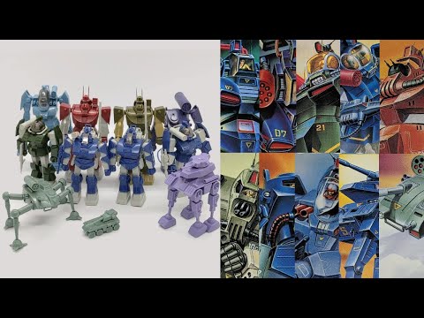 ニットー1/144&1/200ダグラム全10種レビュー - YouTube