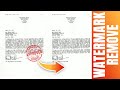 Remove Watermark From Documents in Adobe Photoshop CC