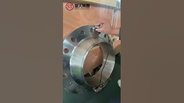 Flange Production Process（3）#flange #production #process #flanges #fullautomated #factory #oilandgas