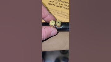 converting a gas valve from natural gas to LP gas! #hvac #electrical #electrician