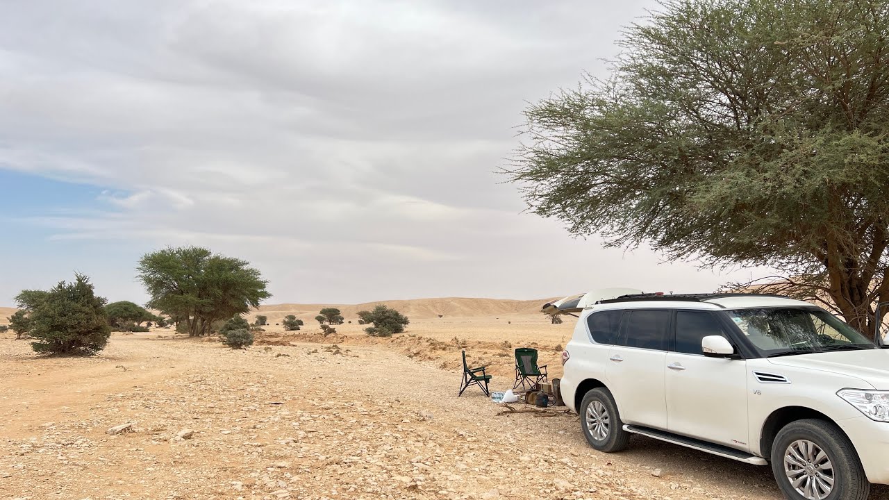 كشتة لوادي نعيم احد اودية طريق الرياض - الخرج  في جبال العرمه توصية من احد المتابعين