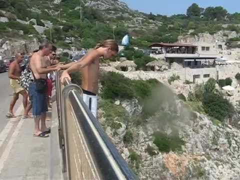 LUCA E IL SECONDO TUFFO DAL PONTE CIOLO