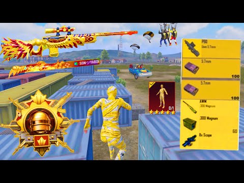 BEST SNIPER GAMEPLAY With AWM P90 In NEW SEASON