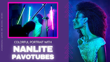 Colorful Portrait with Nanlite PavoTubes | Inside Fashion and Beauty Photography with Lindsay Adler