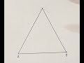 正三角形の描き方｜How to draw an equilateral triangle