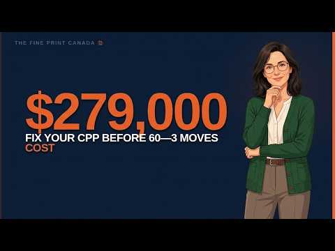 CPP at 60 vs 70: The $279,000 Decision That Locks In Forever