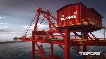TIDFORE Port and Waterway Equipment - Bridge Type Grab Ship Unloader
