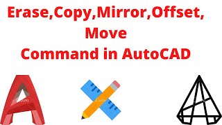 Celebrity Erase ,Copy ,Mirror ,Offset and Move  commands in AutoCAD/Erase ,Copy ,Mirror ,Offset and Move  CAD Profile