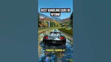Best Cars in Need for Speed Most Wanted Based on Handling