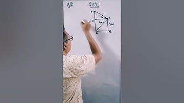 Ex 9.1 Q12 Class 10 Maths NCERT Applications of Trigonometry | Height of Cable Tower