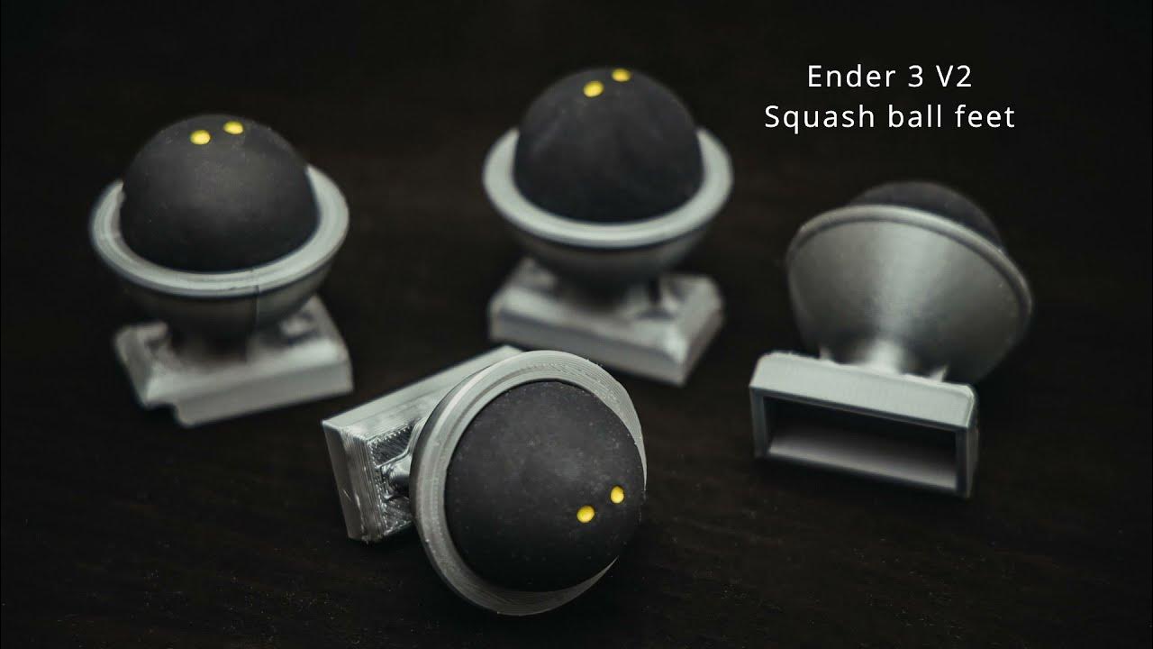 Creality Ender 3 V2 Squash ball feet YouTube