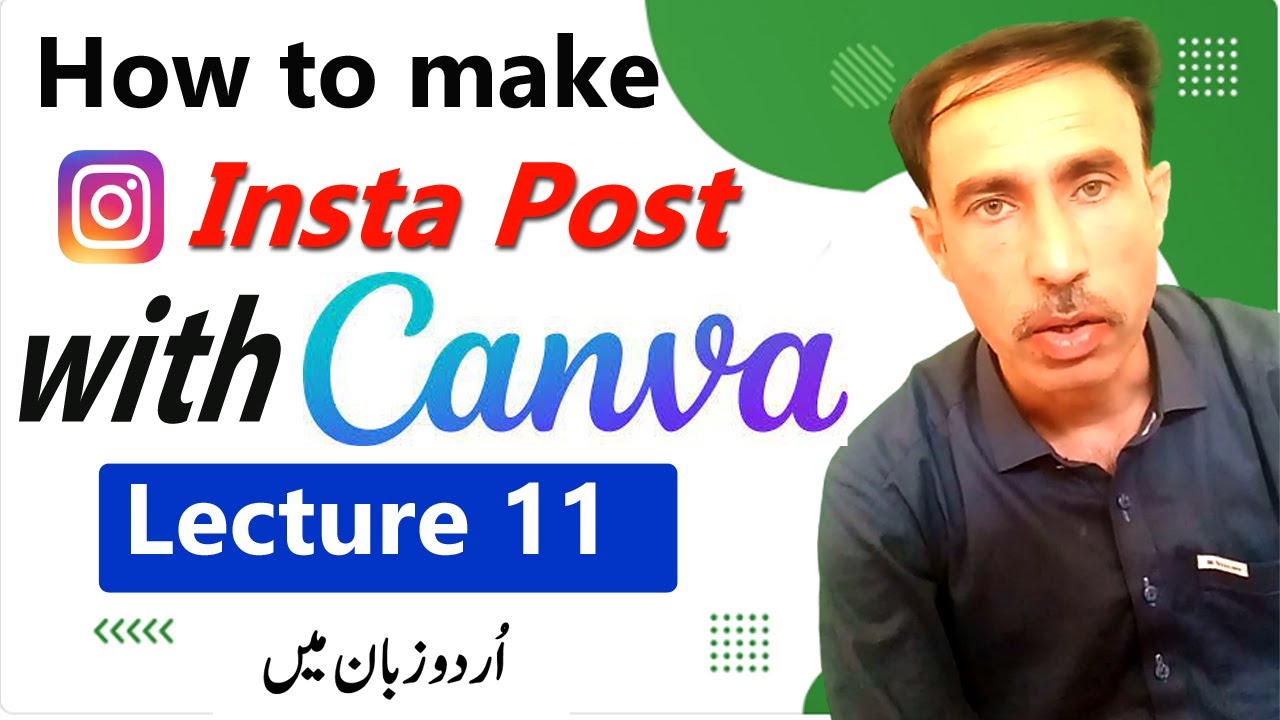 How to Design Instagram Post with Canva || Canva for Beginners - YouTube