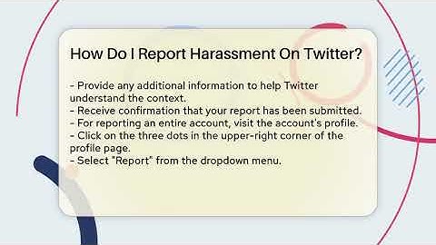 How Do I Report Harassment On Twitter? - Everyday-Networking