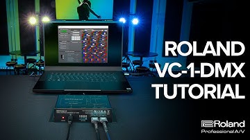 Roland VC-1-DMX Video Lighting Converter Tutorial
