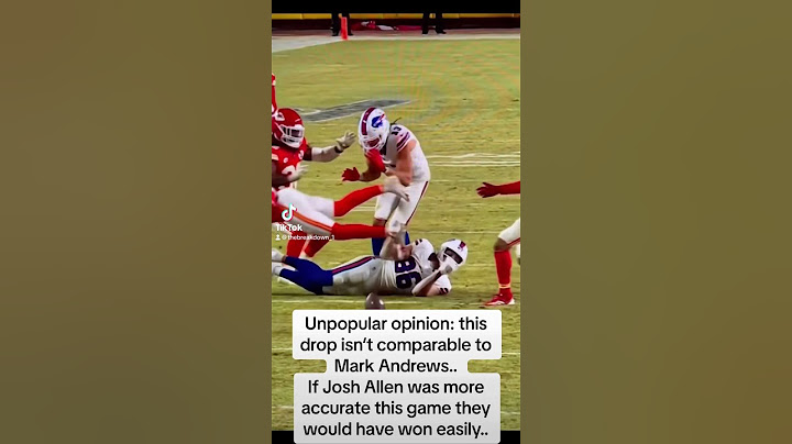 Lamar Jackson loss due to a ATROCIOUS Drop, Josh Allen lost due to a HORRIBLE Throw