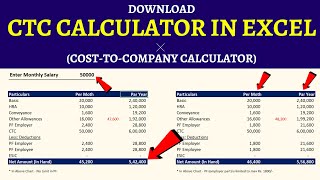Download - CTC Calculator in Excel 📊 (Cost-To-Company Calculator) screenshot 4