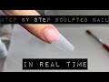 Three Ball Method Acrylic Application for Beginners Using a Nail Form
